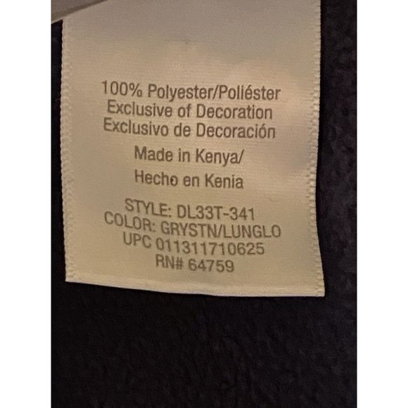 Danskin Now Ladies Size M (8-10) Full Zip Dk Gray/ Neon Yellow Activewear Jacket - Picture 8 of 12